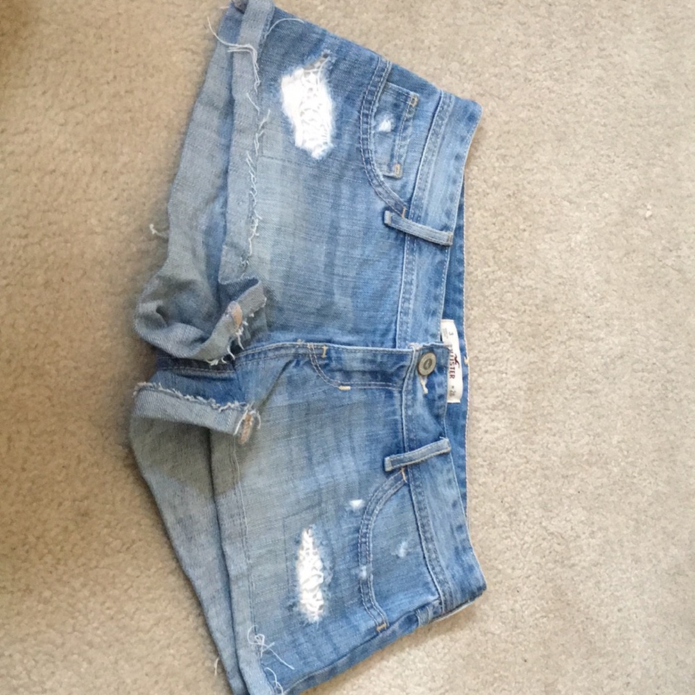 Hollister jean shorts